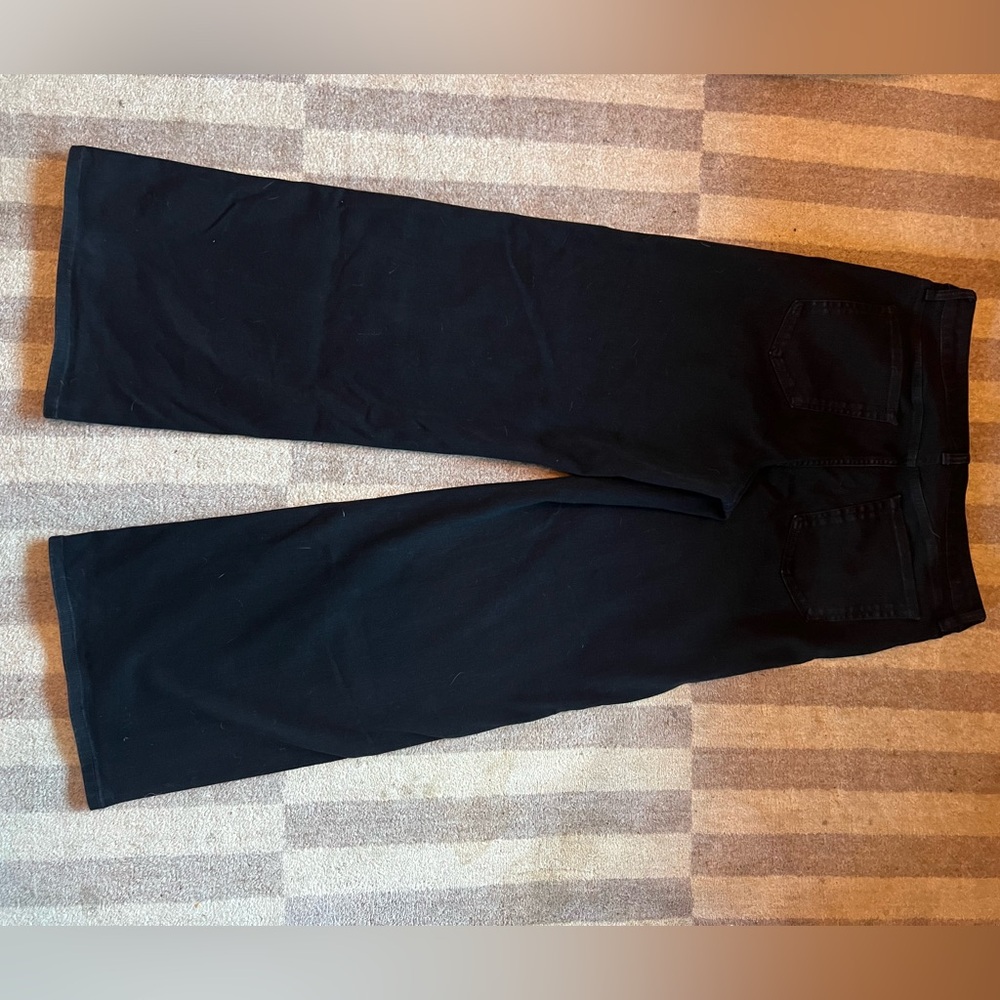 Like new: set of three Quince Women's Wide Leg - Black, Dark Blue, Light Blue - Picture 9 of 11